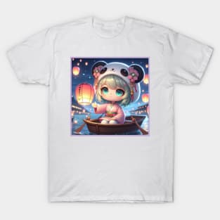 Cute Panda Girl T-Shirt